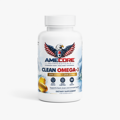 Clean Omega-3 Fish Oil – 100 Softgels