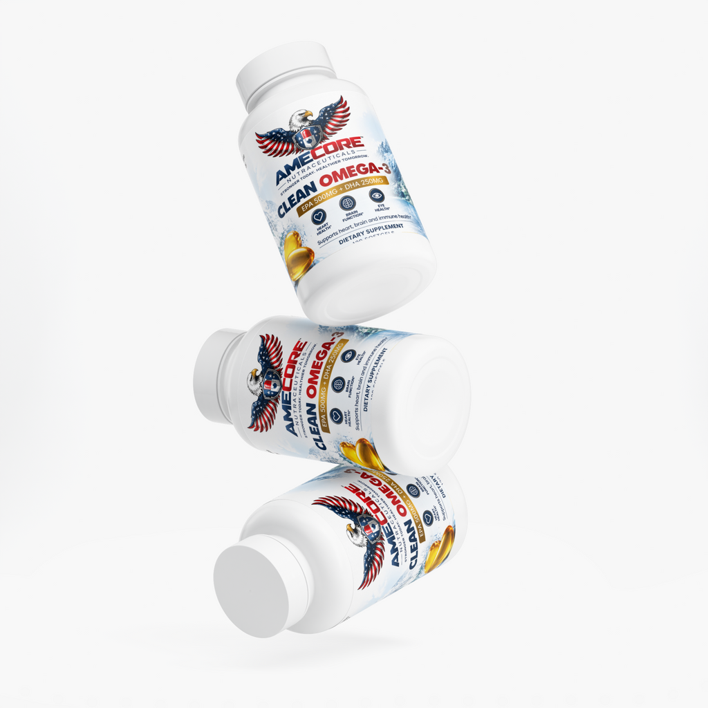 Clean Omega-3 Fish Oil – 100 Softgels